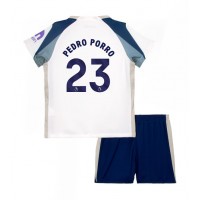 Stroje piłkarskie Tottenham Hotspur Pedro Porro #23 Koszulka Podstawowej dla dzieci 2025-26 Krótki Rękaw (+ szorty)